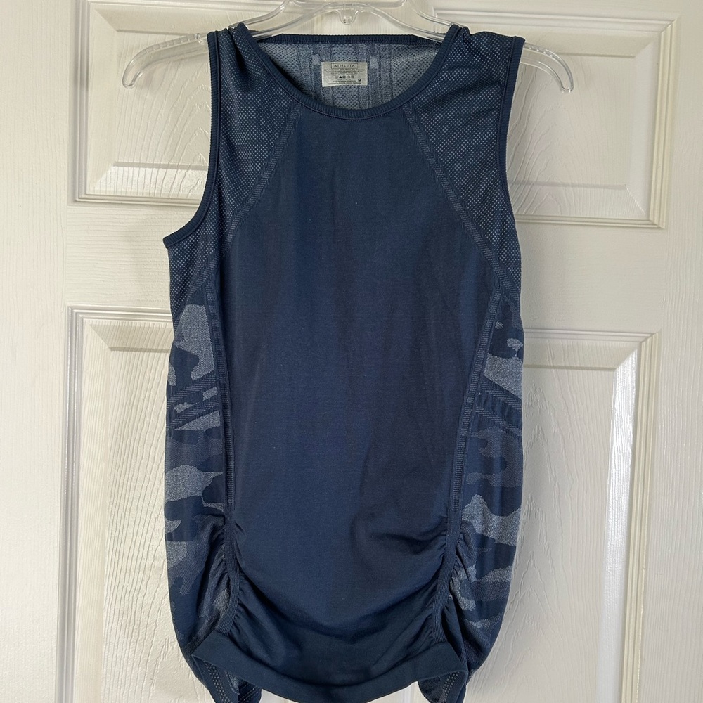 Athleta Blue Camo Workout Tank